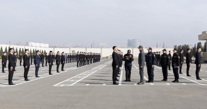 Vilayət Eyvazov Bakıda sıra baxışı keçirib - Video