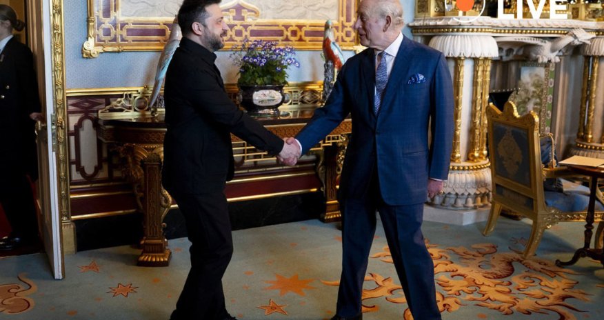 Zelenski Londona səfər edib