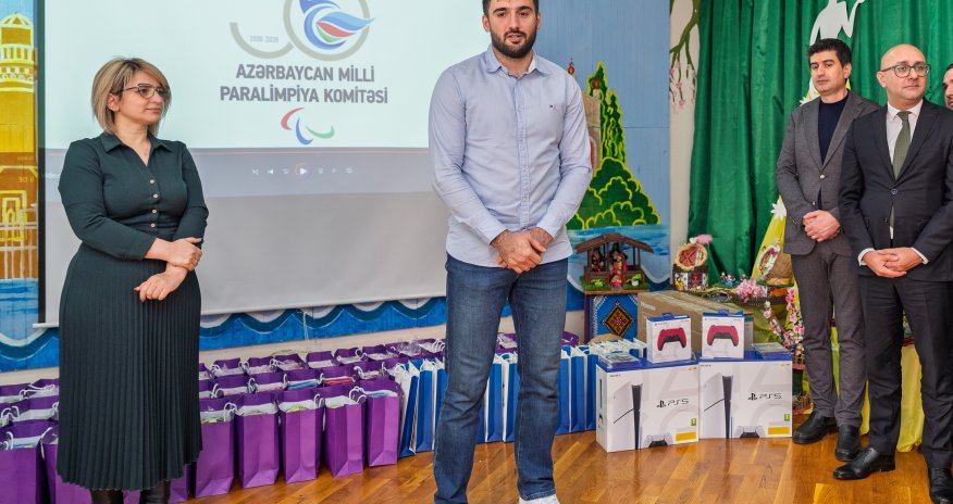 Azercell Milli Paralimpiya Komitəsi ilə birgə 3 saylı Uşaq evini ziyarət edib