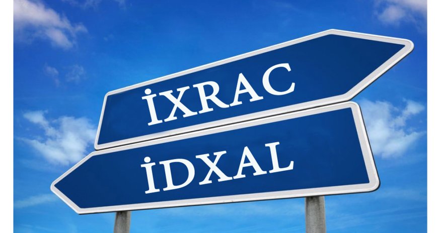 Yanvarda xarici ticarət dövriyyəsi 25% azalıb