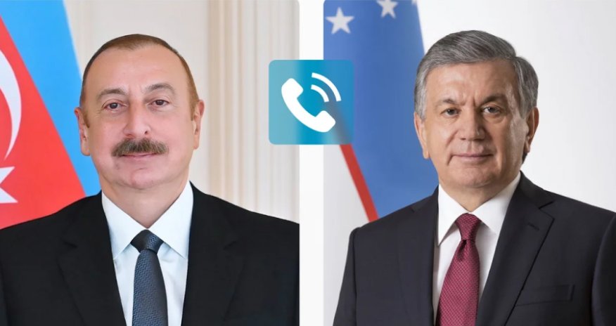
Ilham Aliyev, Shavkat Mirziyoyev express concern about situation in Middle East