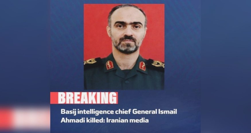 İranın "Bəsic" qüvvələrinin kəşfiyyat rəhbəri öldürülüb