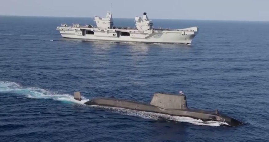 Британская атомная подводная лодка размещена в Аравийском море