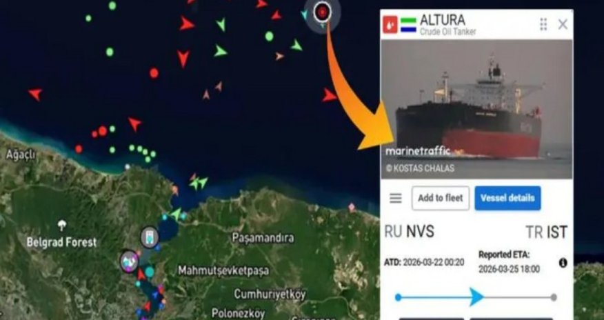 Türkiyənin neft tankeri dronla vurulub