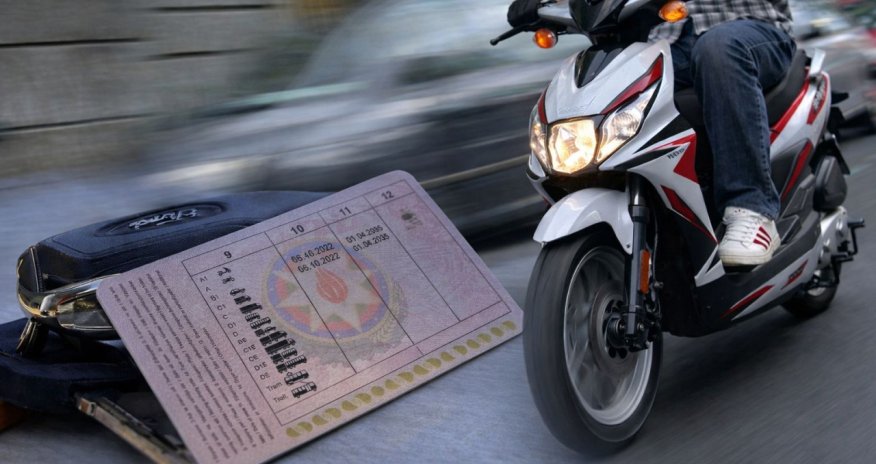Moped sürənlərdən bu gündən vəsiqə tələb olunur