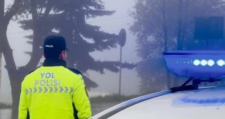 Yol polisi yağıntılı hava şəraiti ilə bağlı sürücülərə müraciət edib