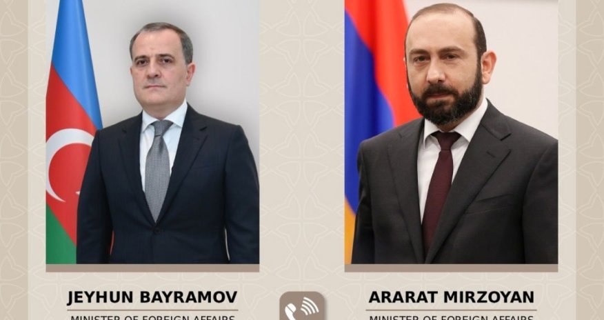 Azərbaycan və Ermənistan xarici işlər nazirləri arasında telefon danışığı olub