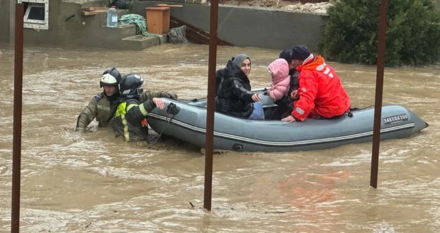 В Дагестане сотни домов оказались под водой из-за проливных дождей
