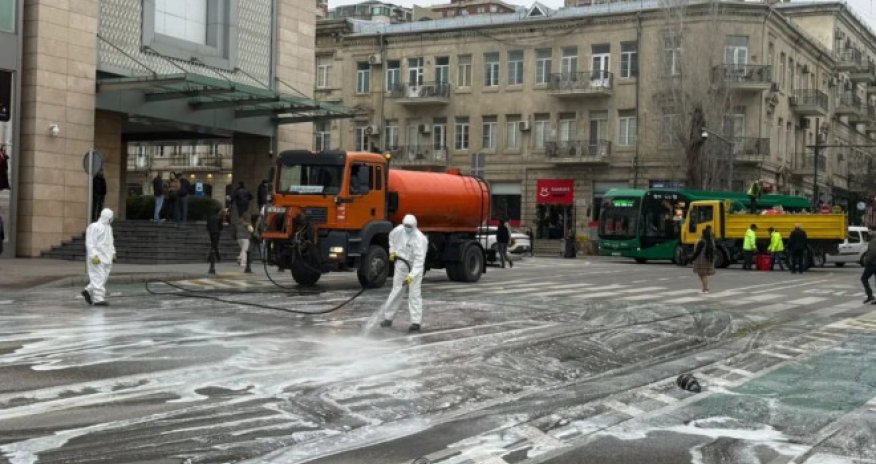 Yağışdan sonra Bakıda genişmiqyaslı daxili iməcilik keçirilib