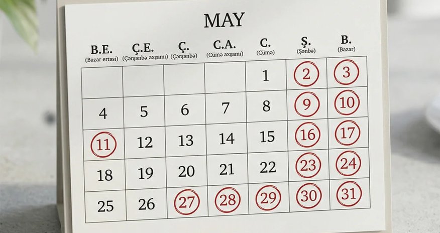 В мае будет 14 нерабочих дней