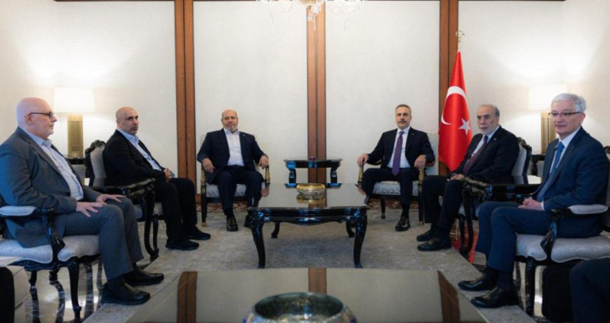 Hakan Fidan "HƏMAS"ın Siyasi Bürosunun üzvləri ilə görüşüb