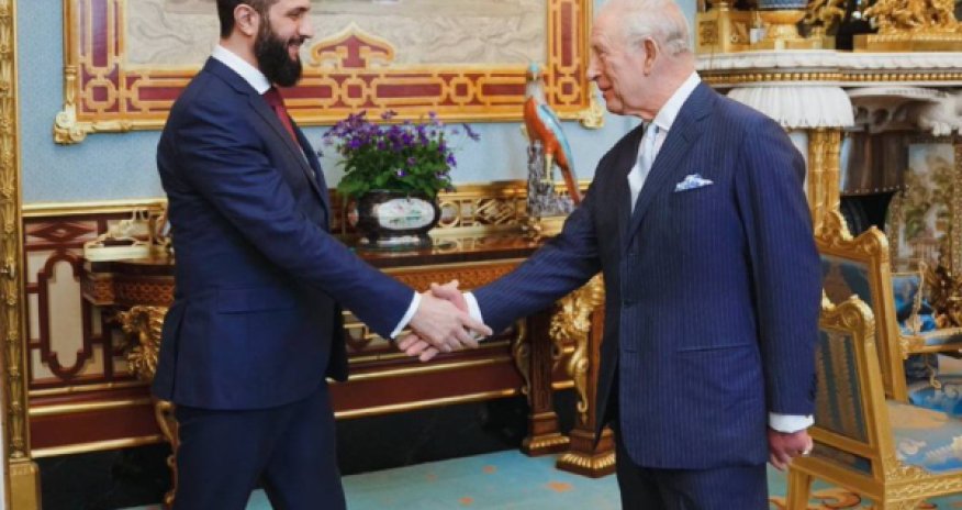 Аш-Шараа на приеме у короля