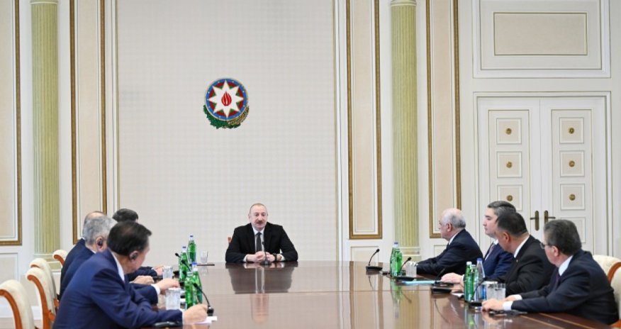 Ильхам Алиев принял участников встречи глав правительств государств-членов ОТГ