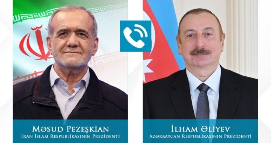 Məsud Pezeşkian İlham Əliyevə zəng edib