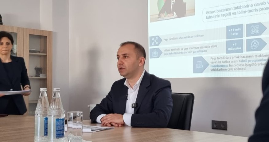 Növbəti il peşə təhsilinə qəbul 27 minə çatacaq- Nazir müavini