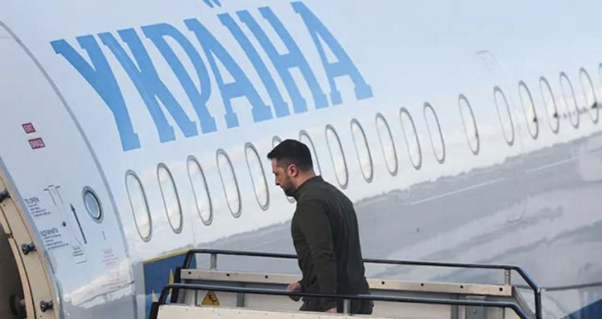 Zelenski Türkiyəyə səfər edib