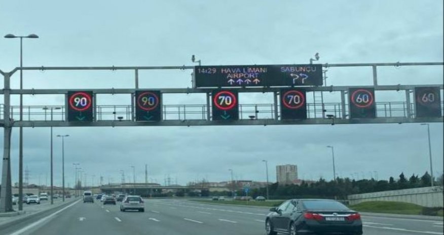 Zığ dairəsi-Hava Limanı yolunda sürət həddi endirilib