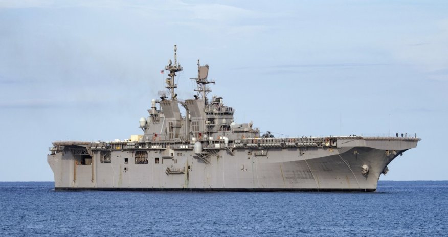 US denies Iran&rsquo;s claim it struck USS Tripoli carrying 3,500 on board