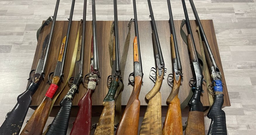 
Qanunsuz silahlar aşkarlanıb