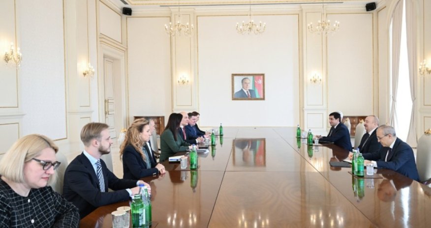 Əliyev Litvanın Baş nazirini qəbul edib