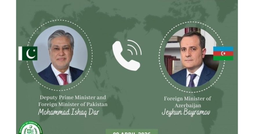 
Ceyhun Bayramov Pakistanın ABŞ-İran atəşkəsinin əldə edilməsində rolunu yüksək qiymətləndirib