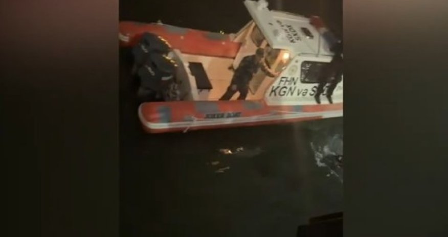 Dənizdə batmaq təhlükəsi ilə üzləşən 22 yaşlı qız xilas edilib - Video