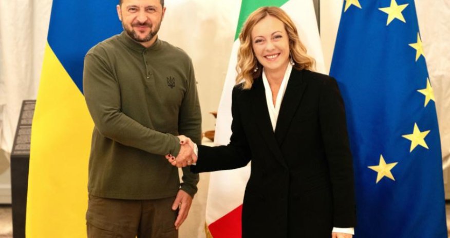 Gələn həftə Zelenski və Meloni arasında Romada görüş keçiriləcək