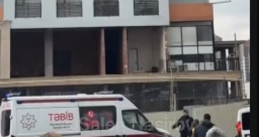 Bakıda yeni tikilmiş binada partlayış- Fəhlə öldü (VİDEO)