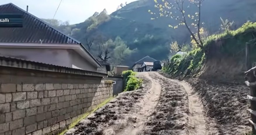 Masallının Köhnə Zuvand kəndində qaz, işıq, yol və internet problemi - Video