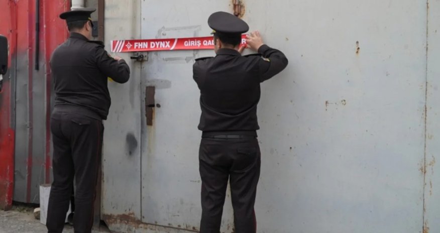 Binəqədidə mebel sexinin fəaliyyəti dayandırılıb