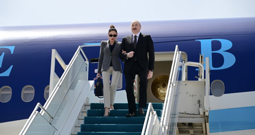 Prezident və xanımı Türkiyəyə səfərə gedib