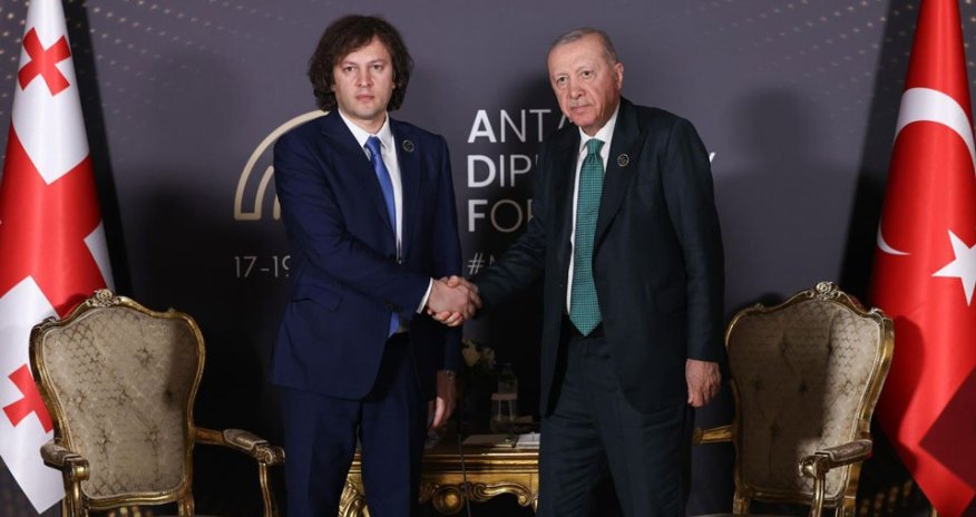 Ərdoğan və Kobaxidze arasında görüş olub