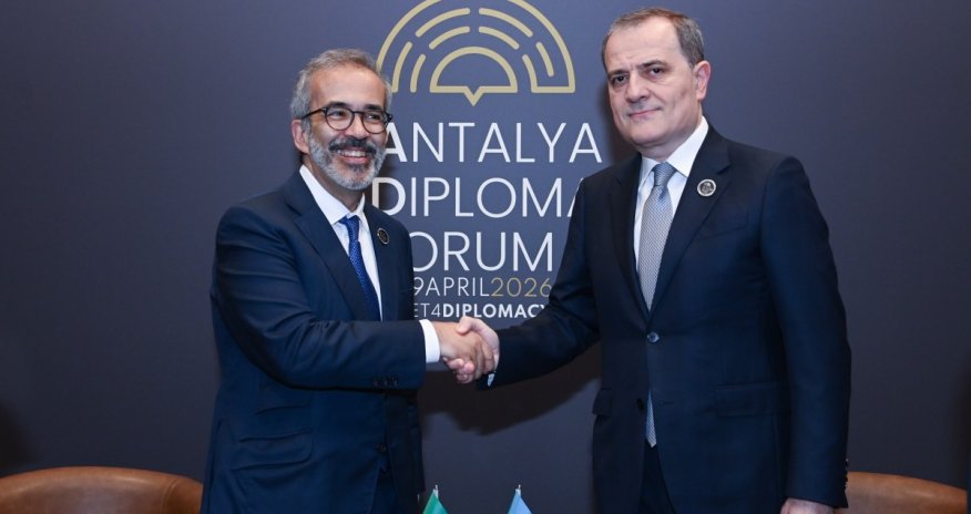 Ceyhun Bayramov Antalyada Portuqaliya XİN rəhbəri ilə görüşüb