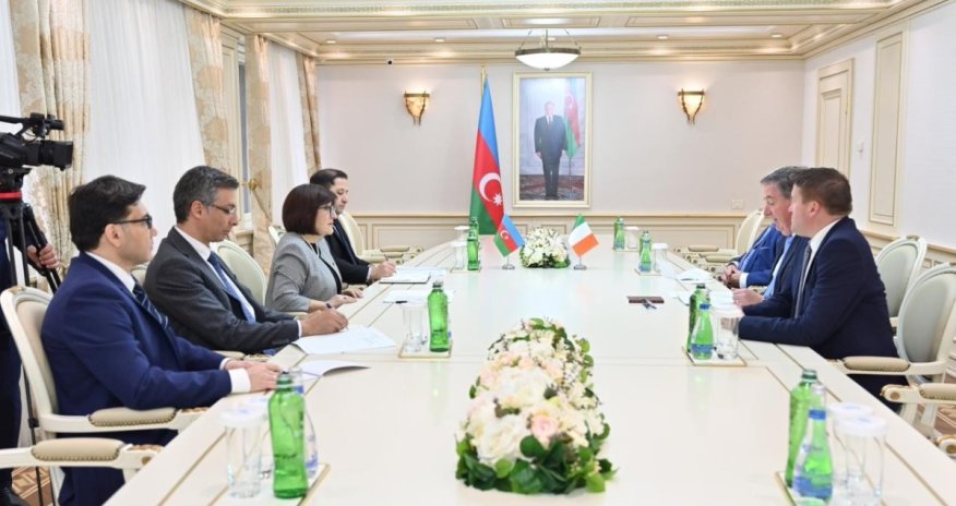 İrlandiya-Azərbaycan parlamentlərarası dostluq qrupunun üzvləri ilə görüş olub