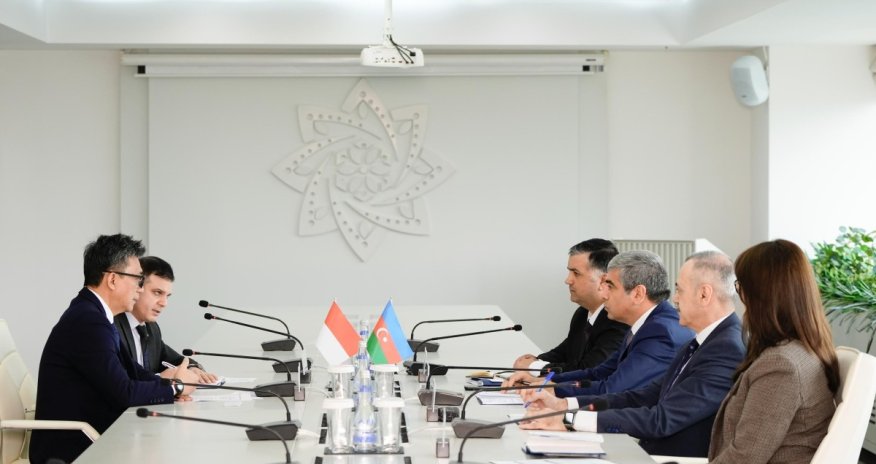 
Anar Əliyev İndoneziya səfiri ilə görüşüb