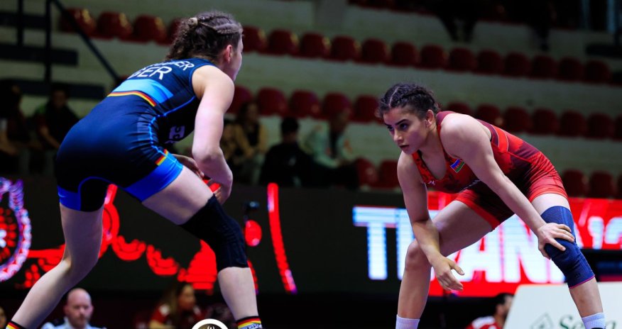 Женская сборная Азербайджана завоевала две медали на чемпионате Европы по борьбе