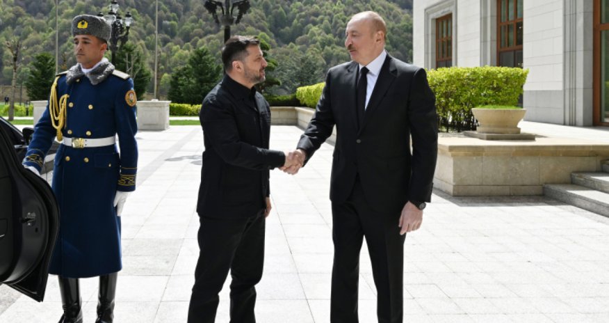 Алиев с Зеленским в Габале - Обновлено