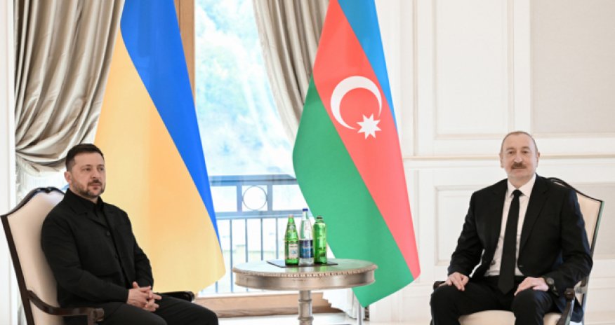Zelenski Ukraynaya yardıma görə İlham Əliyevə təşəkkür edib