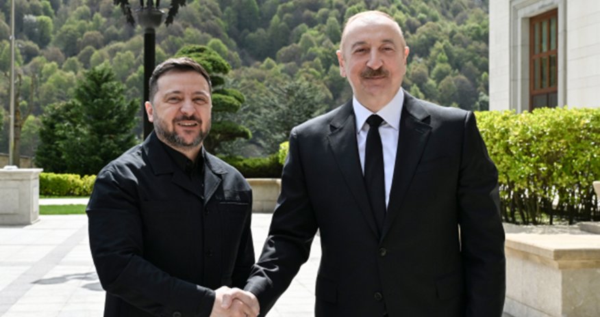 Prezidentin sosial şəbəkə hesabında Zelenskinin səfəri ilə bağlı videoçarx paylaşılıb - Video