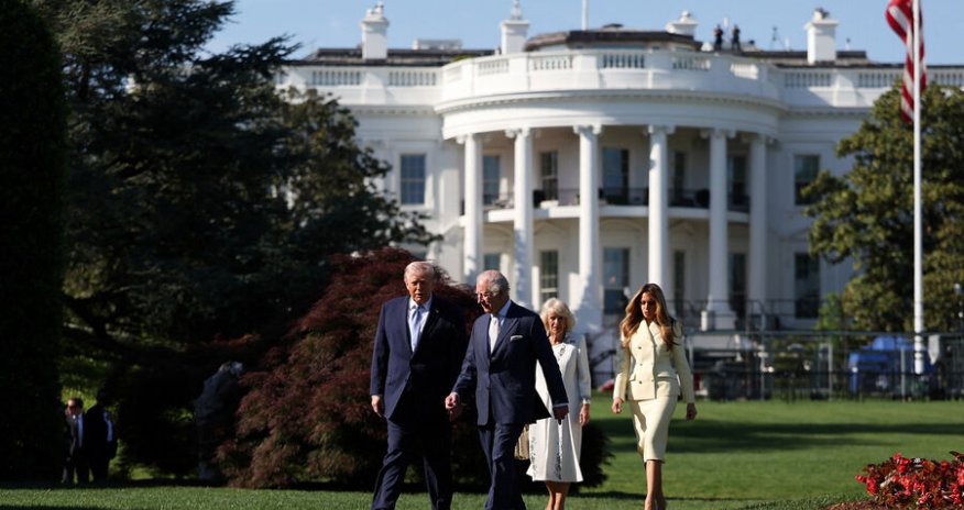 Media: Tramp Kral III Çarlzla görüşdə protokolu pozub