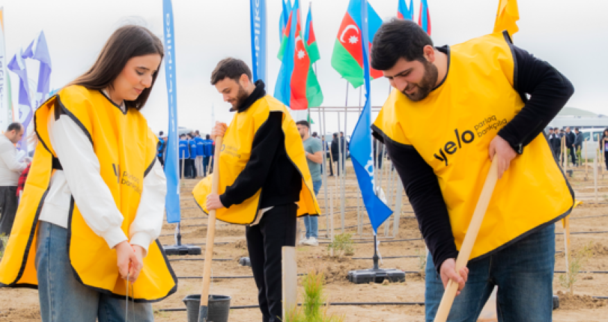 Yelo Bank-dan 1 milyon ağac hədəfinə parlaq dəstək!