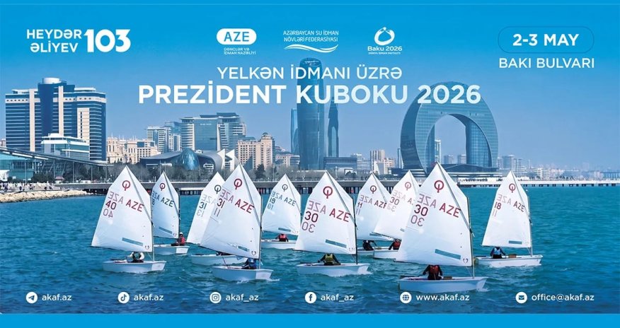 Bakıda yelkən idmanı üzrə "Prezident Kuboku" keçiriləcək
