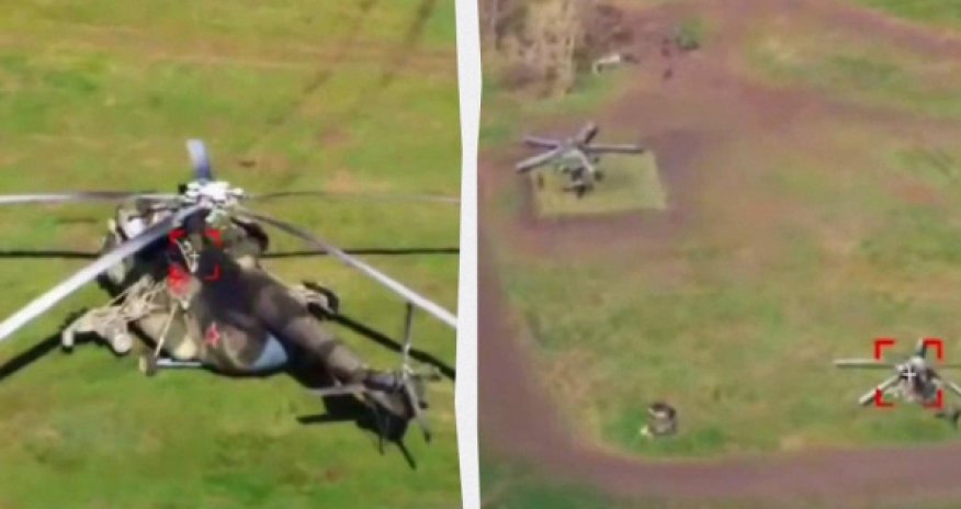 Украинцы сбили два российских вертолета