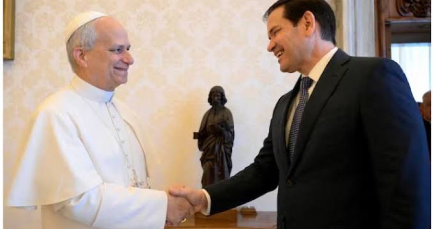 Rubio Roma Papası ilə görüşüb