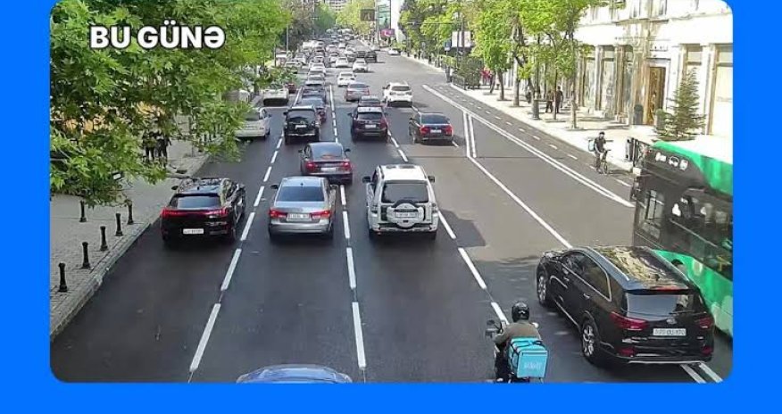 Bakıda daha bir küçədə mikromobillik zolağı təşkil edilir