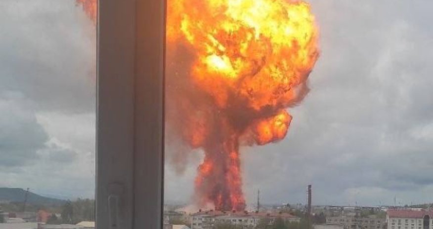 В российском городе мощный взрыв