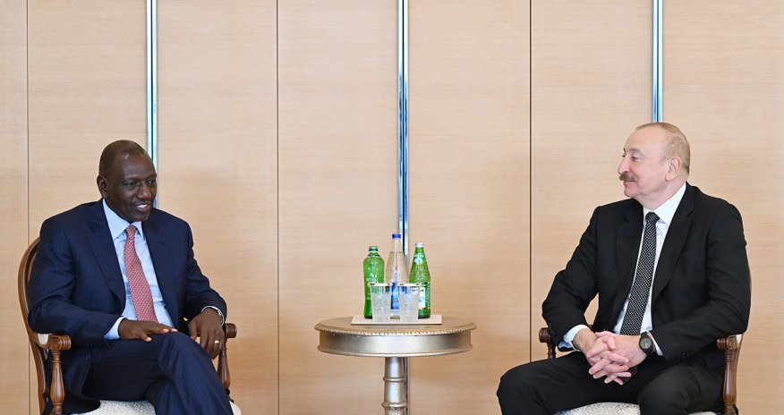 Prezident keniyalı həmkarını qəbul edib