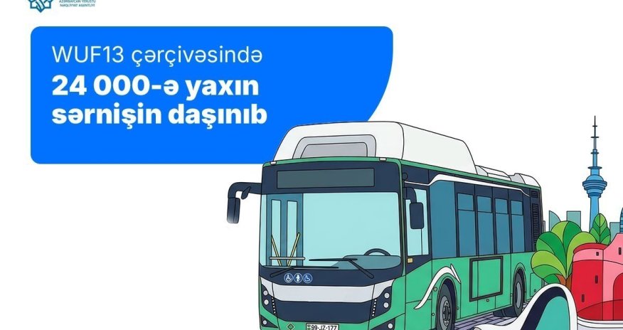WUF13 çərçivəsində 24 minə yaxın sərnişin daşınıb