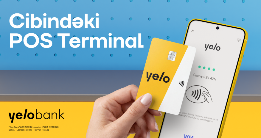 Yelo Mobil POS ilə biznes daha əlçatandır!