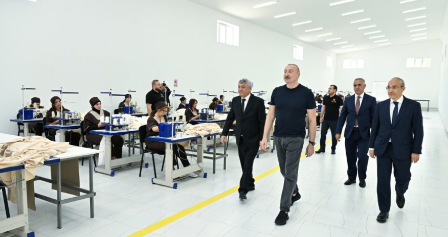 Xocalıda "Qarabağ Tekstil Evi" MMC istifadəyə verilib - Yenilənib